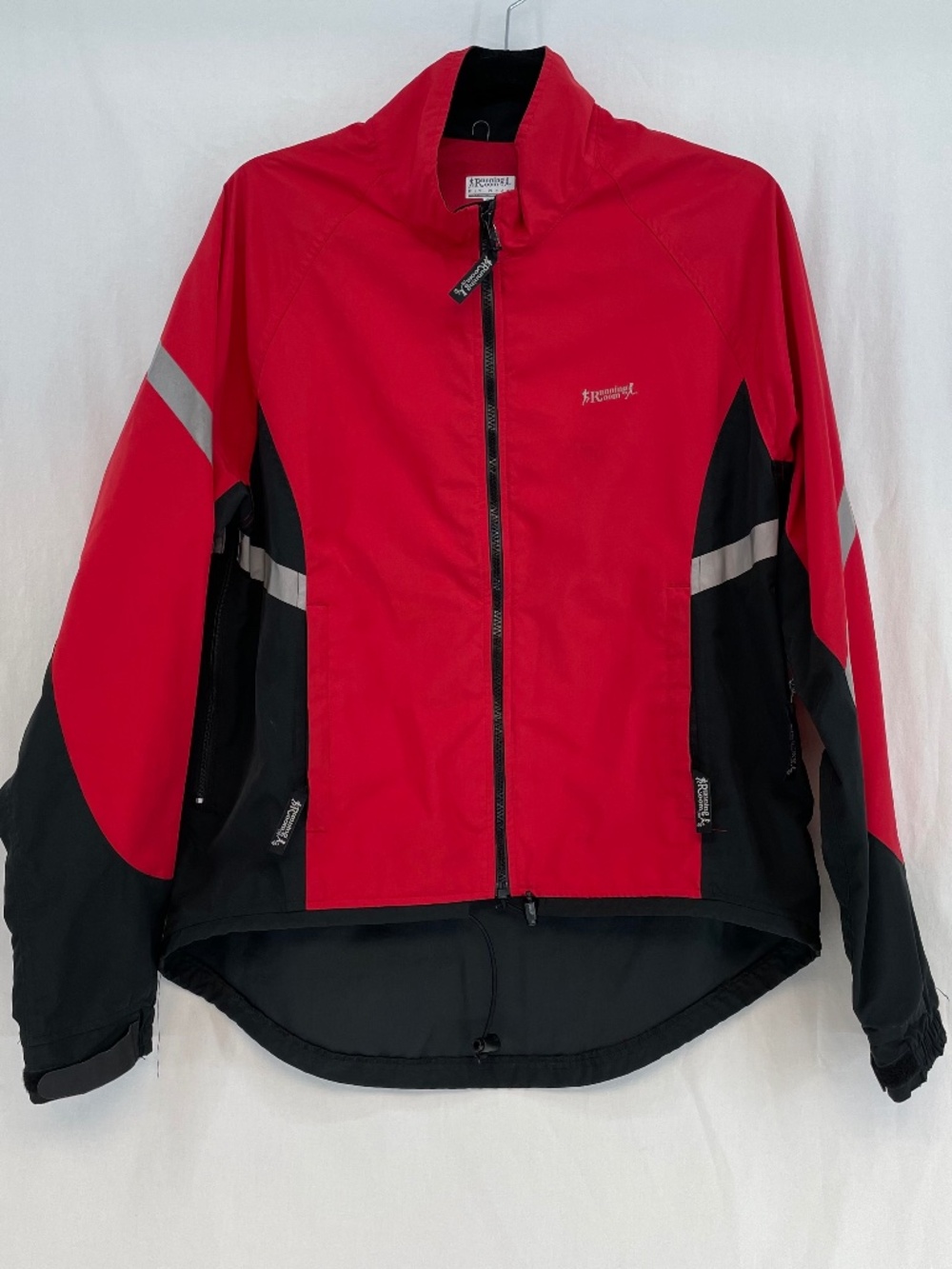 Running Room Lightweight Jacket Fit-Wear Red Black Women’s Size Small
